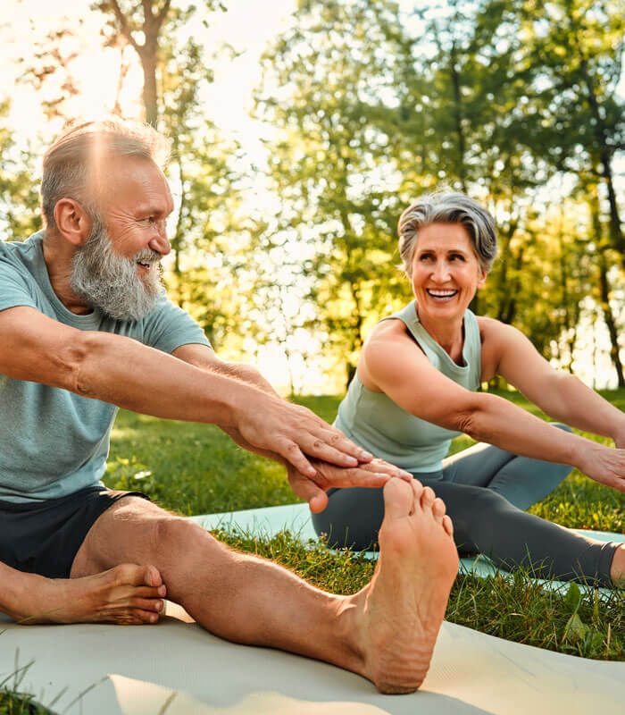 Couple after arterial ulcer consult at DFW Wound & Hyperbarics, Dallas & Mansfield, TX