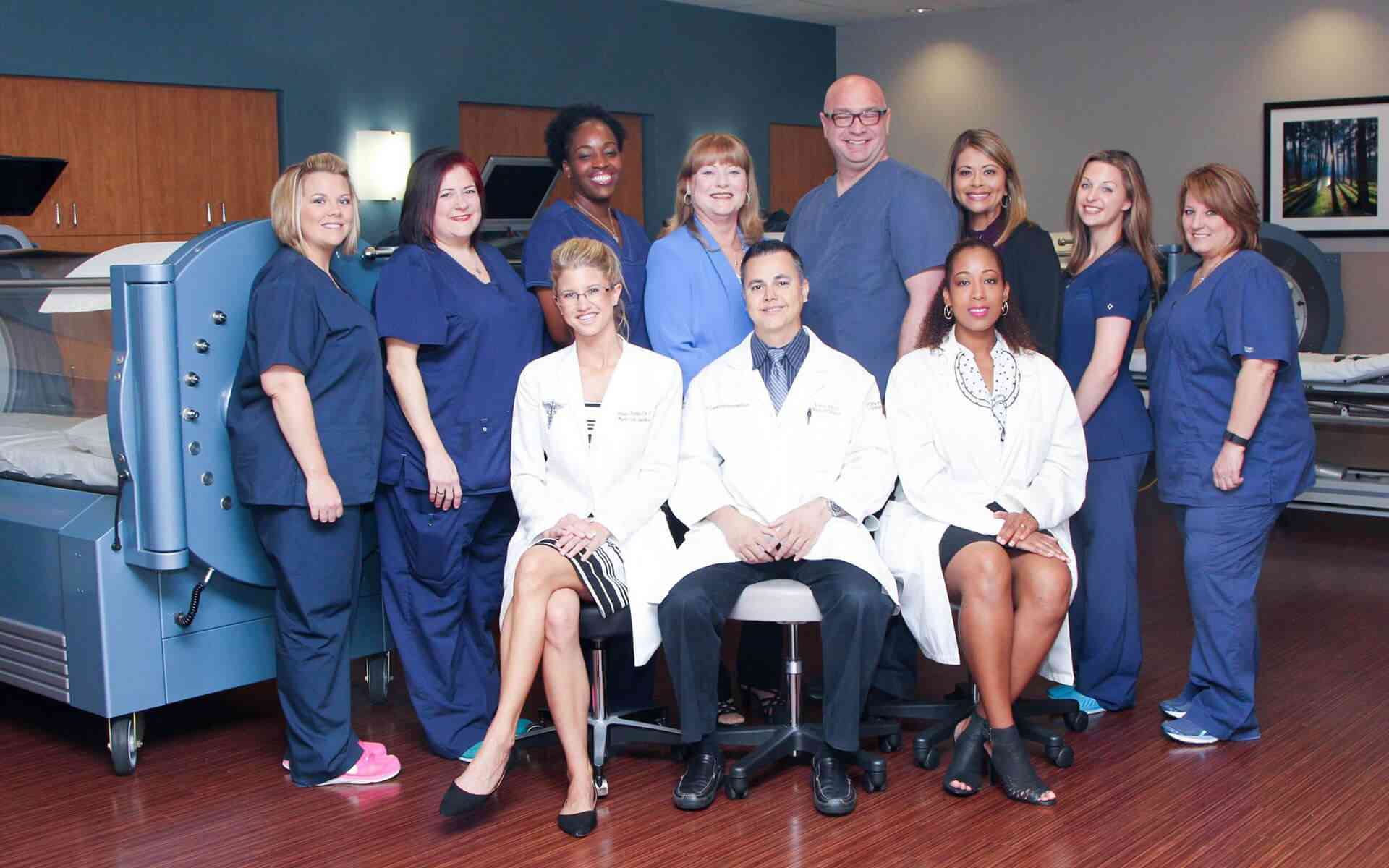 The dedicated team of DFW Wound & Hyperbarics, PA, proudly serving the Dallas–Fort Worth, TX area